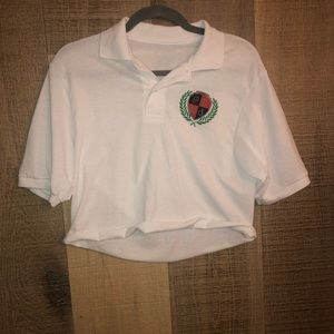 Cropped Polo Top